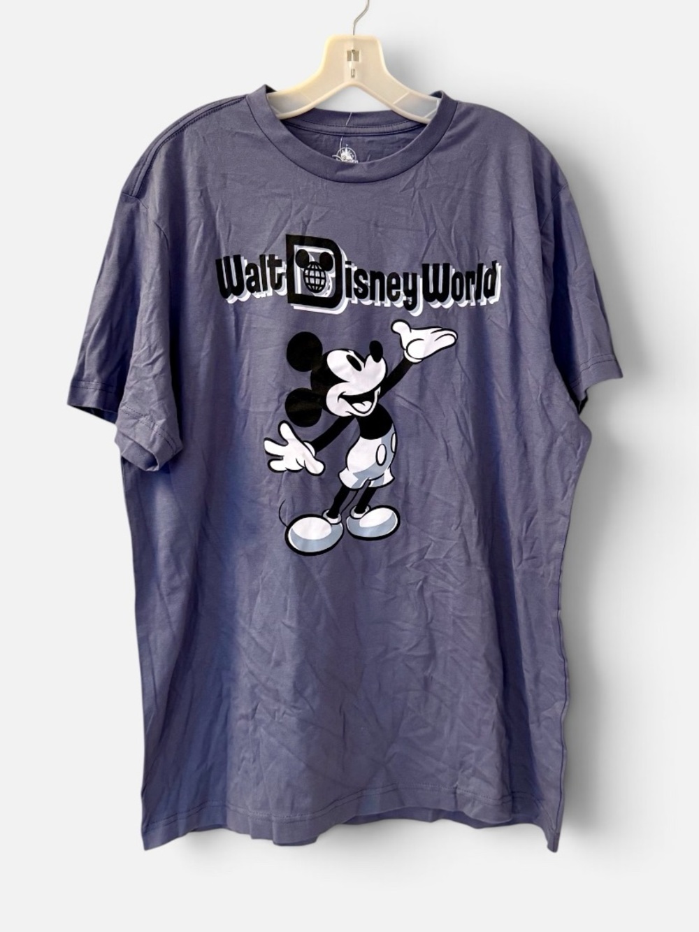 Men’s Disney Walt Disney World Mickey Graphic Tee in Gray - Size L & 2XL - NWT